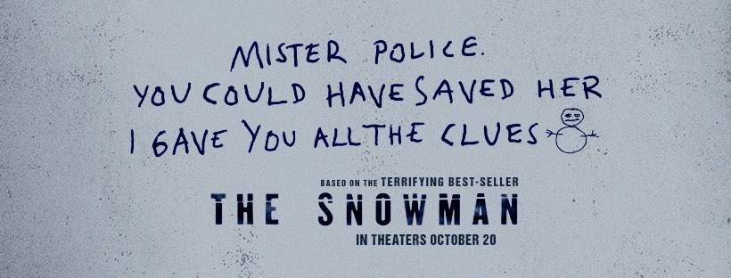 Cartel de cine The Snowman